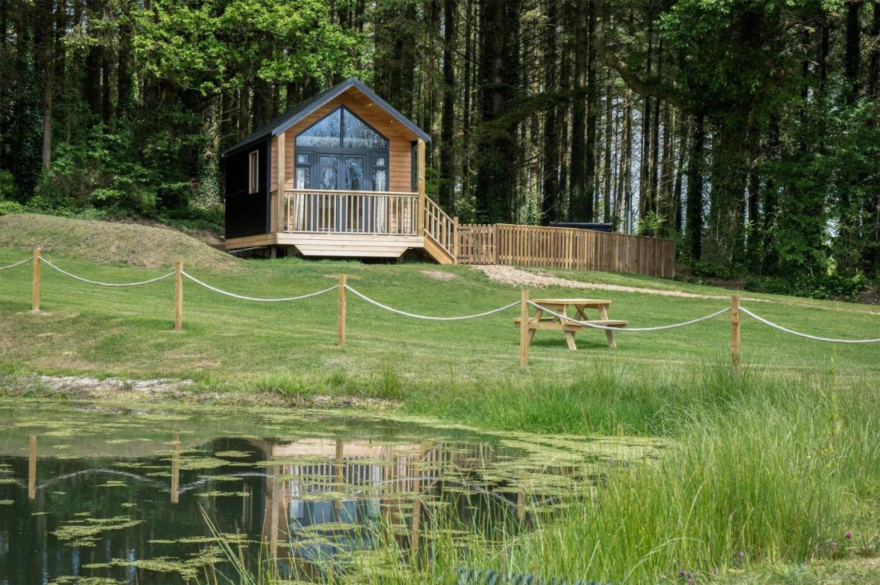 Cabin In The Woods - 1 Bedroom Lodge - Kilgetty Stepaside  Bagian luar foto