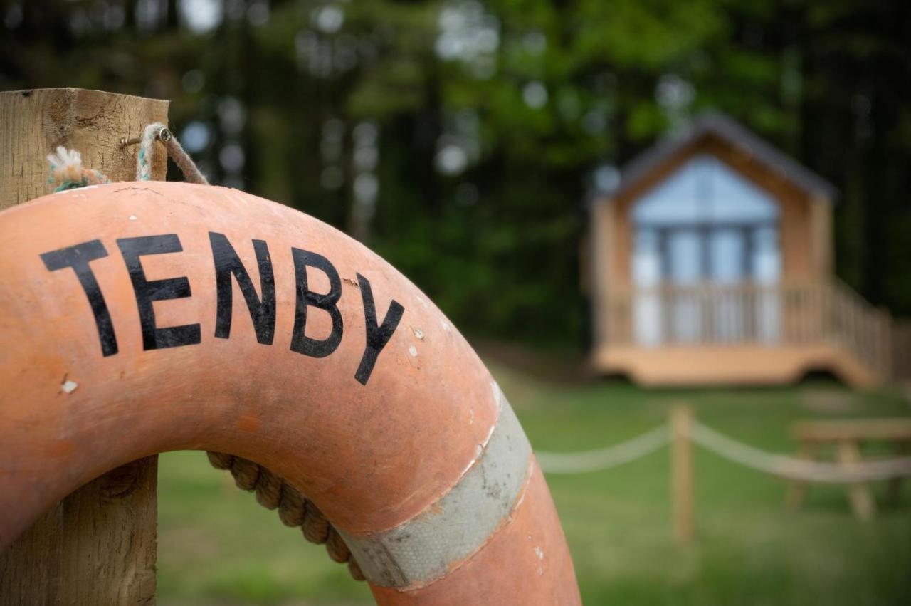 Cabin In The Woods - 1 Bedroom Lodge - Kilgetty Stepaside  Bagian luar foto